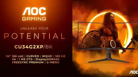AOC Gaming CU34G2XP/BK - en WQHD-gamingskærm til £339 med 180Hz opdateringshastighed