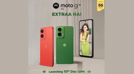 Motorola Moto G35 med forbedret 20W-opladning og tre kameraer får debut i Indien den 10. december