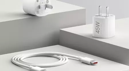 Xiaomi har afsløret en 45W GaN-oplader med et medfølgende USB-C-kabel og en pris på $8