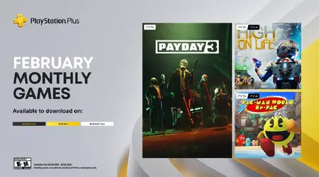 PS Plus-abonnenter får tre spil i februar: Payday 3, det satiriske skydespil High on Life og et Pac-Man-remake