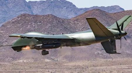 GA-ASI har afsløret kamptestoptagelser af den ultramoderne Mojave UAV, der er udstyret med to roterende maskingeværer og 16 AGM-114 Hellfire-missiler.