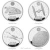 Den britiske mønt har udgivet en numismatisk kollektion med tre ikoniske rumskibe og Dødsstjernen fra Star Wars.-7
