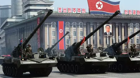 Nordkoreanske Koksan-artillerisystemer spottet på frontlinjen