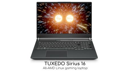 Tuxedo Sirius 16 - verdens første bærbare Linux-gamingcomputer, pris fra 1.699 euro