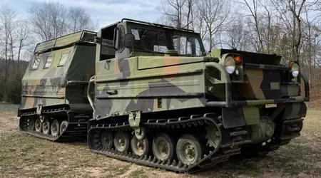 Ukraines hær modtager norske terrængående køretøjer Bandvagn 202