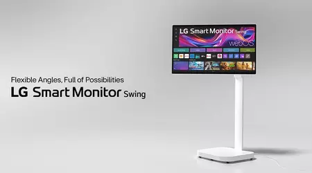 Ikke behov for en computer længere: LG introducerer Smart Monitor Swing med webOS på et stativ med hjul