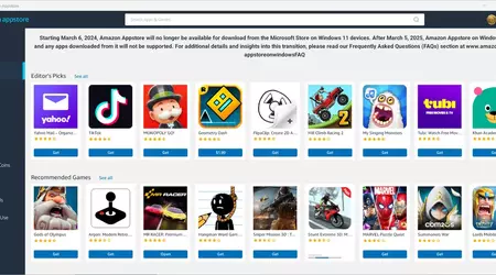 Amazon afliver sin app store