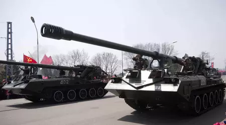 Ukrainske soldater ødelægger det nordkoreanske Koksan selvkørende artillerisystem i Donetsk-regionen