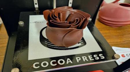 Chokolade printet på en 3D-printer i USA 