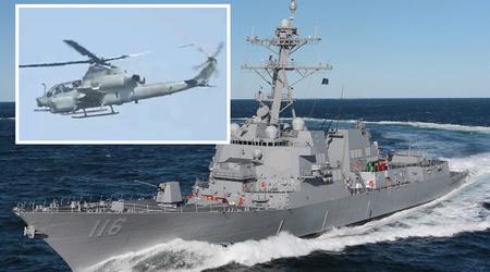 Iran truede med at nedskyde amerikanske AH-1Z, UH-1Y og MH-60 helikoptere, der beskyttede USS Thomas Hudner og andre krigsskibe, og tvang dem til at lande - USA benægter det