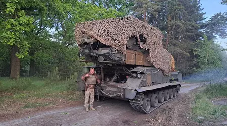 Ukraine demonstrerede for første gang FrankenSAM-systemet - det kombinerer Buk-M1-systemet og amerikanske RIM-7 Sea Sparrow-missiler.