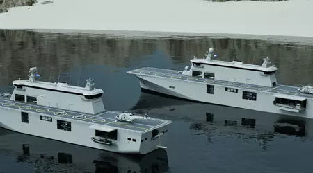 Drone hangarskib: Portugal har bestilt et multifunktionelt støtteskib fra Damen Shipyards Group, der kan bære forskellige typer droner.