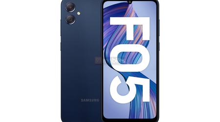 Sådan kommer Samsung Galaxy F05-budgetsmartphonen til at se ud