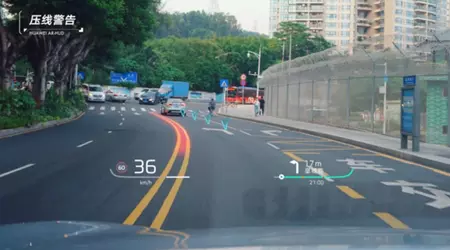 Huawei afslørede et nyt Head-Up Display med augmented reality til biler