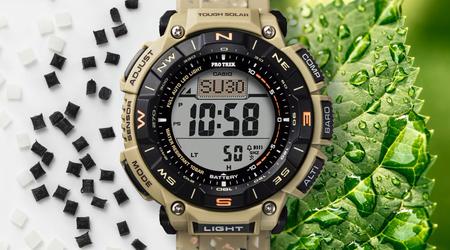 Casio PRO TREK PRG-340SC ur med indbygget digitalt kompas, højdemåler og termometer frigives