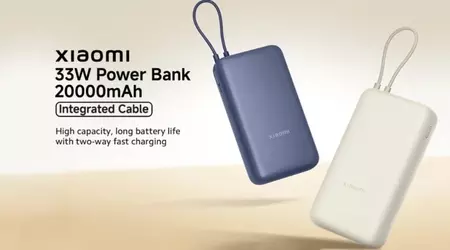 Xiaomi lancerer ny 33W 10000 Power Bank med indbygget kabel i flere europæiske lande