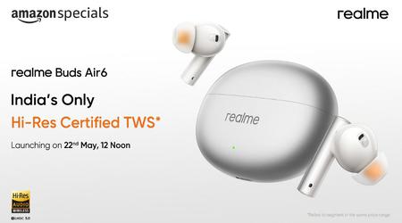 TWS realme Buds Air 6-hovedtelefoner med ANC og LHDC-understøttelse får debut ved den globale lancering af realme GT 6T