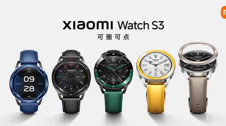 Xiaomi Watch S3 - AMOLED-skærm, udskiftelig ramme, eSIM og HyperOS-operativsystem til en pris af $135