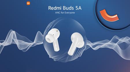 Xiaomi afslører de billige Redmi Buds 5A-hovedtelefoner med ANC og Google Fast Pair-funktion den 23. april