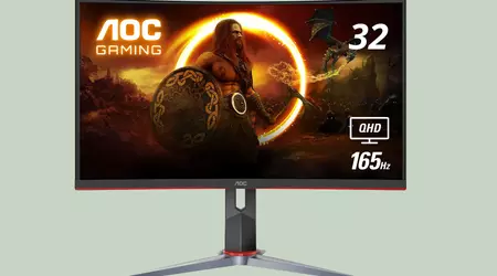 AOC CQ32G2S med en 32-tommers buet skærm og 165Hz frekvens er tilgængelig på Amazon med en rabat på $30