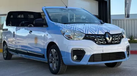 Renault har omdannet en varevogn til en mærkelig konvertibel limousine til fabriksbesøg