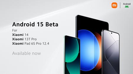 Xiaomi 14, Xiaomi 13T Pro og Xiaomi Pad 6S Pro har modtaget betaversionen af Android 15