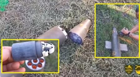 Ukrainsk militær saver amerikansk M483A1-klyngeammunition over og udstyrer droner med genfundne M42- og M46-submunitioner