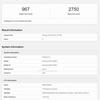 Geekbench-resultat for Galaxy A36