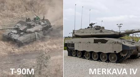 Russiske propagandister forsøgte at udgive ødelæggelsen af deres T-90M Breakthrough kampvogn i Ukraine for at være nederlaget for en Merkava IV i Israel.