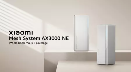 Xiaomi har introduceret AX3000 NE Mesh-systemet med WiFi 6-understøttelse på det globale marked 