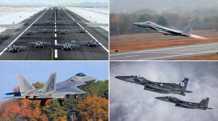 F-35 Lightning II, F-22 Raptor, F-15E Strike Eagle og F-15 Eagle deltager i den første William Tell-øvelse i 19 år.
