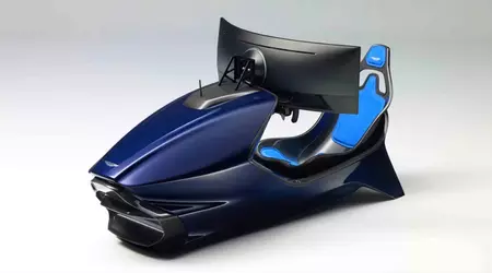 Aston Martin og Curv Racing har afsløret en ny simulator til 90.000 dollars - med en RTX 5090 og en kulfibermonocoque