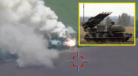 Ukraines væbnede styrker ødelægger russisk Buk-M1-2 jord-til-luft-missilsystem