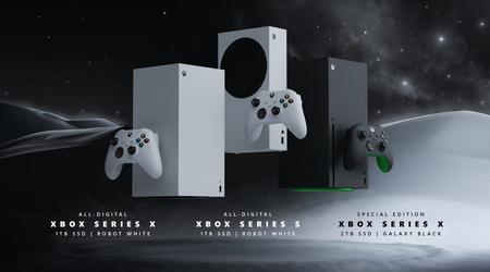 Microsoft har vist tre nye versioner af Xbox: Xbox Series S og Xbox Series X 1 TB i Robot White samt Xbox Series X 2 TB.