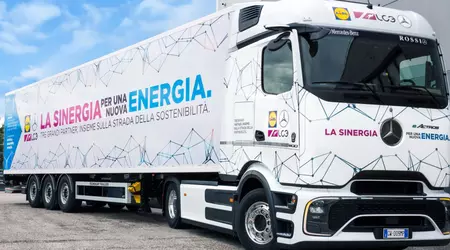 Supermarkedkæden Lidl er blevet den første bruger af den elektriske Mercedes-Benz eActros 600 i Italien