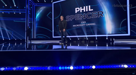 Phil Spencer taler på BlizzCon 23, hvor han siger, at Xbox vil "styrke" Blizzard