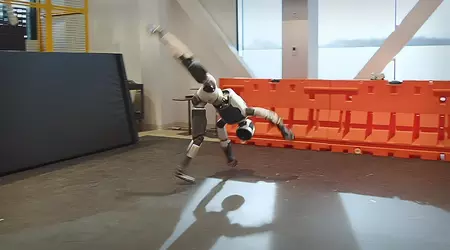 En robot, der danser breakdance: Boston Dynamics har afsløret de utrolige akrobatiske evner hos sin Atlas-robot