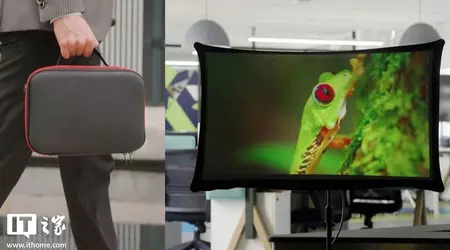 Udviklingen af skærme i dag: Splay Max foldbare stofskærm med monitor- og projektorfunktioner er blevet præsenteret