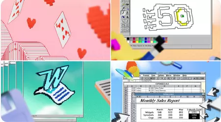 Microsoft har lanceret en samling af retro-smartphone-baggrunde med sine ikoniske programmer