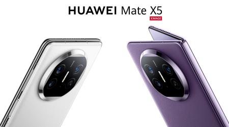 Huawei Mate X5 - næsten en kopi af Mate X3 med Kirin 9000s chip, større batteri og HarmonyOS 4.0 styresystem