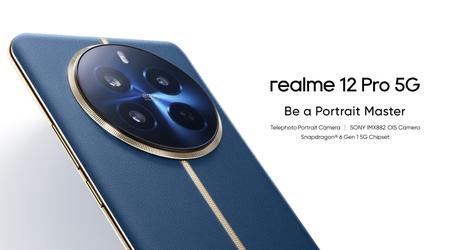 Realme 12 Pro: OLED-skærm, Snapdragon 6 Gen 1-processor, 5000 mAh-batteri med 67 W opladning og 50 MP-kamera med OIS til $310