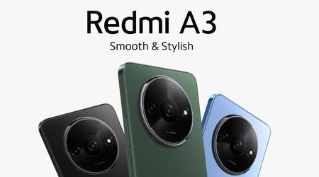 Redmi A3: 90Hz skærm, MediaTek Helio G36 chip, dobbelt kamera og 5000mAh batteri til $90