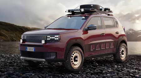 Den nye Fiat Grande Panda 4x4-konceptet er en direkte efterfølger til Panda 4x4 fra 80'erne