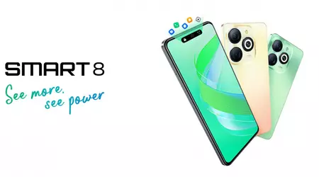 Infinix Smart 8 - UNISOC T606, 90Hz LCD-skærm, Android 13 og 13MP kamera til en pris af $100