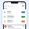 Gammel Gmail-design til iOS