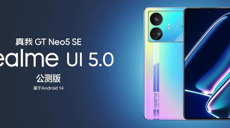 Realme GT Neo 5 SE har modtaget en betaversion af Realme UI 5.0 baseret på Android 14.