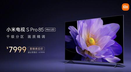 Xiaomi TV S Pro 85 - stort Mini LED TV med 4K ULTRA HD, 144Hz og HDMI 2.1 support til en pris på $1100