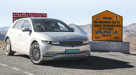 Hyundai IONIQ 5 kom i Guinness Rekordbog for den største højdeændring på en elbil