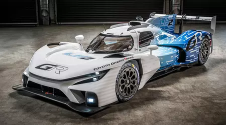 Toyota viste et racerkoncept drevet af flydende hydrogen ved Le Mans