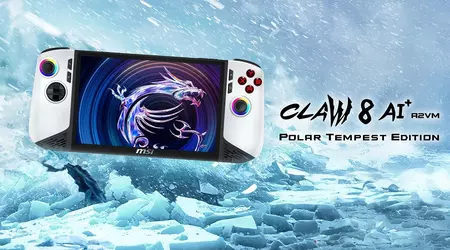 Cool design og forbedrede specifikationer: MSI præsenterede Claw 8 AI+ Polar Tempest Edition bærbare konsol